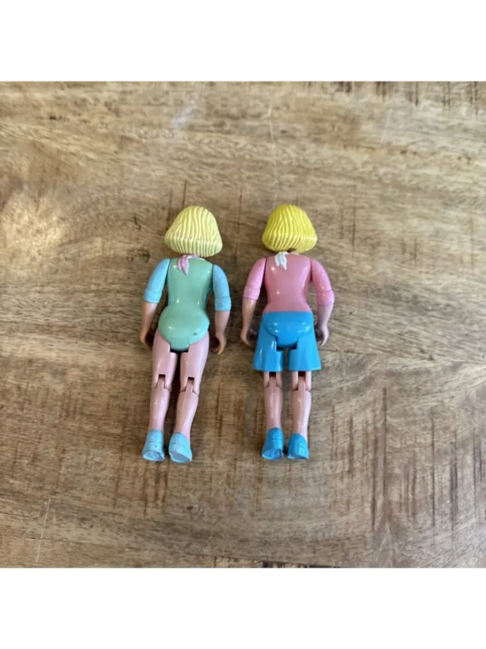 Vintage 1993 Fisher Price Loving Family Dollhouse Blonde Mom Mother Doll Lot 2